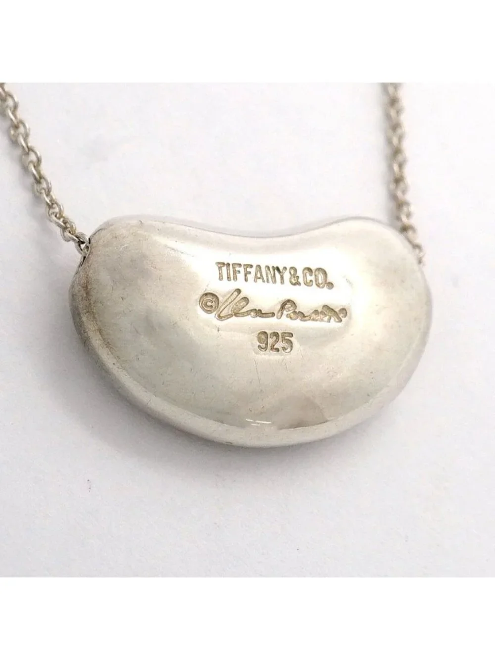Tiffany & Co Necklace Bean 925 Sterling Silver